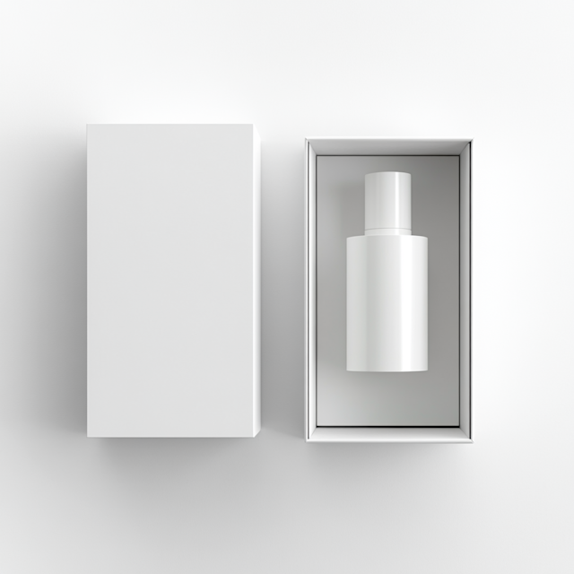 Minimalist Skincare Display